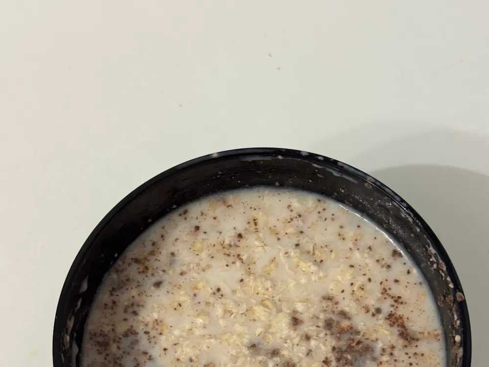 Овсяная каша с шоколадом