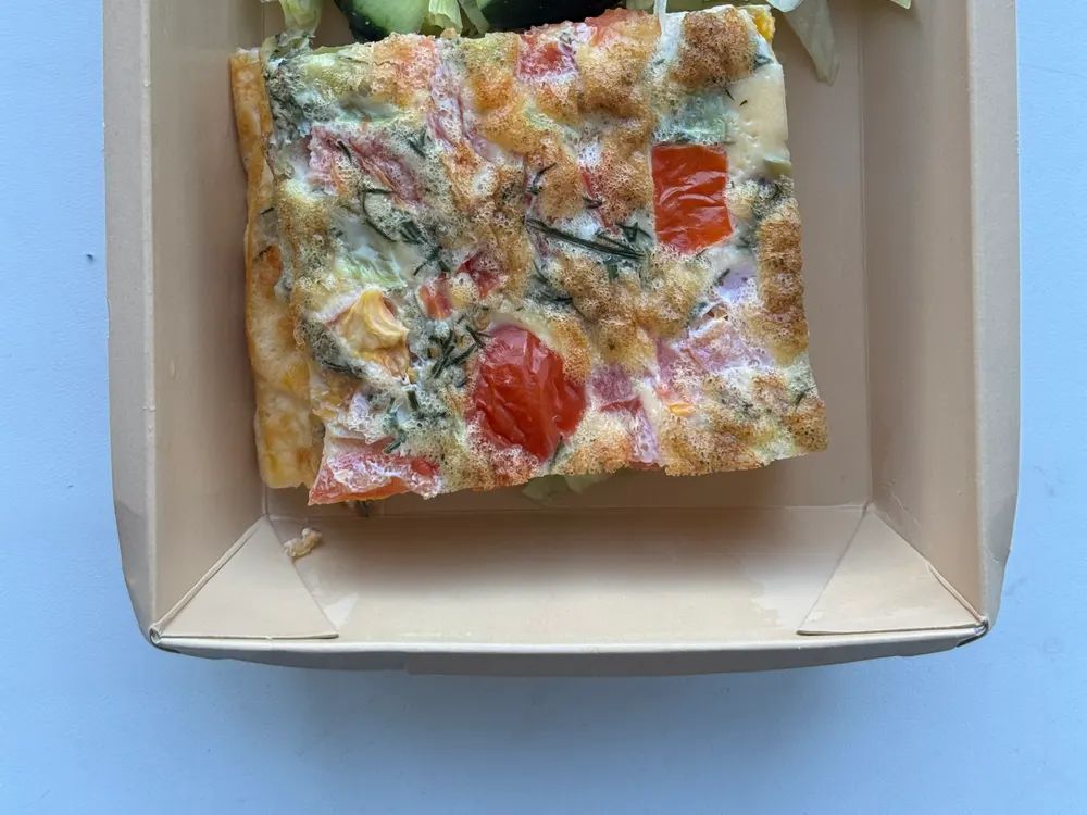 Омлет с куриной грудкой